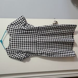 Old Navy Plaid Short Sleeve Dress XL